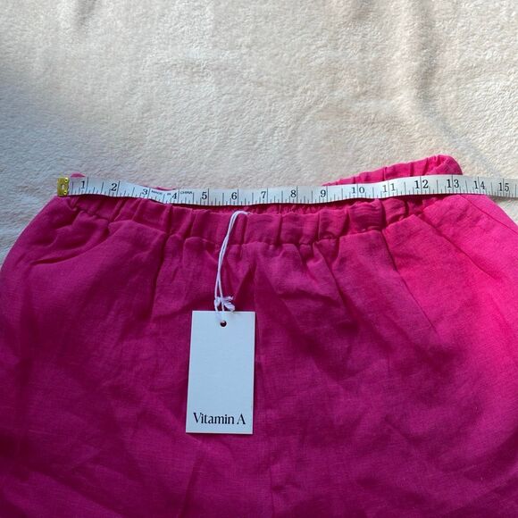 Vitamin A Tallows Linen Short - Ecolinen Size Small - Picture 2 of 8